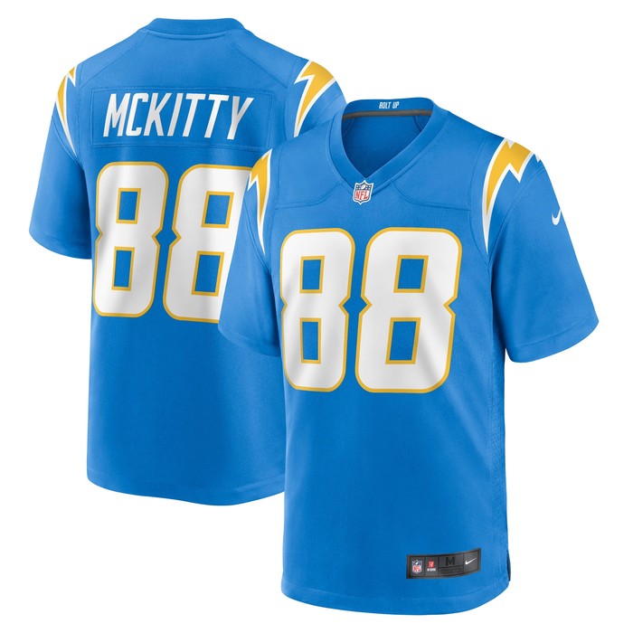 Tre Mckitty Los Angeles Chargers Game Jersey - Powder Blue Nfl