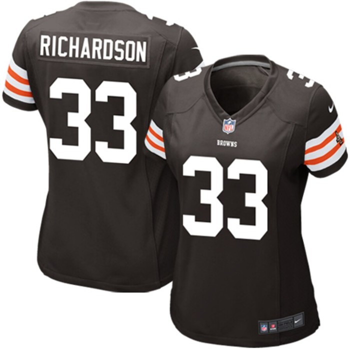 Trent Richardson Cleveland Browns Historic Logo Nike Womens Game Jersey - Brown