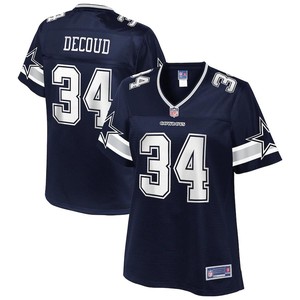 Treston Decoud Dallas Cowboys Nfl Pro Line Womens Team Player Jersey - Navy