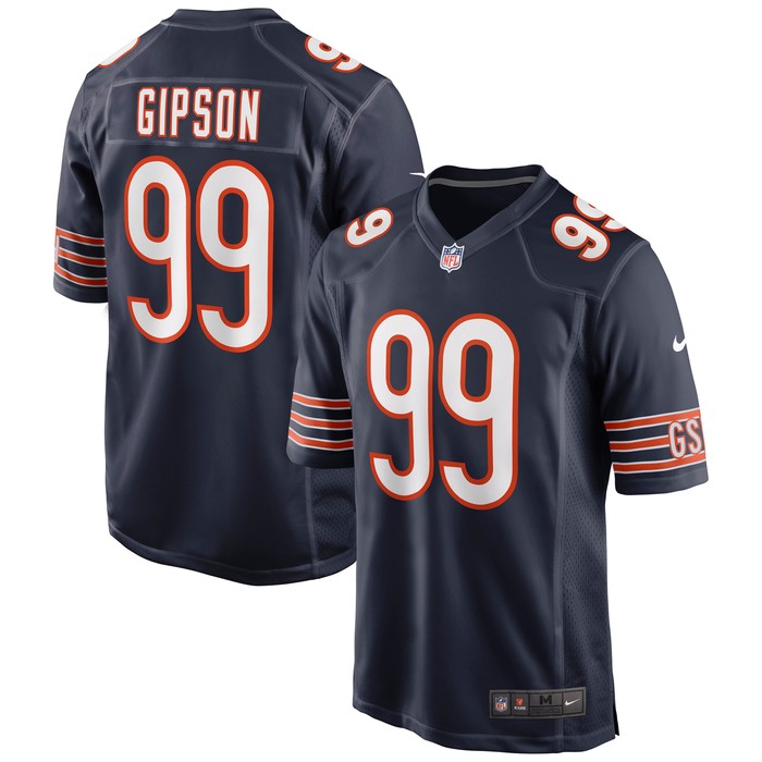 Trevis Gipson Chicago Bears Game Jersey - Navy Nfl