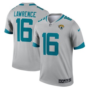 Trevor Lawrence Jacksonville Jaguars Inverted Legend Jersey - Silver Nfl