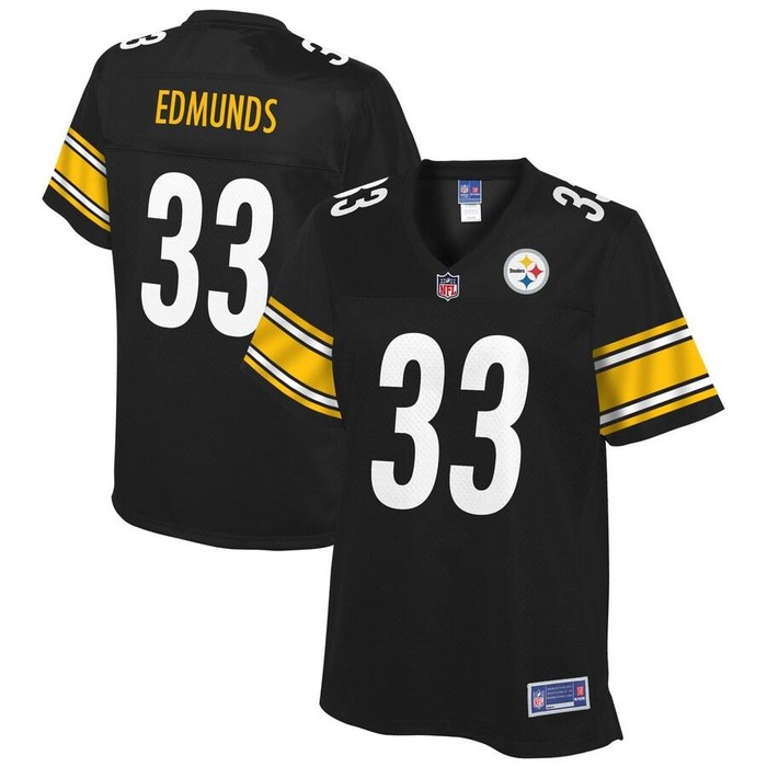 Trey Edmunds Pittsburgh Steelers Nfl Pro Line Womens Player Jersey - Black