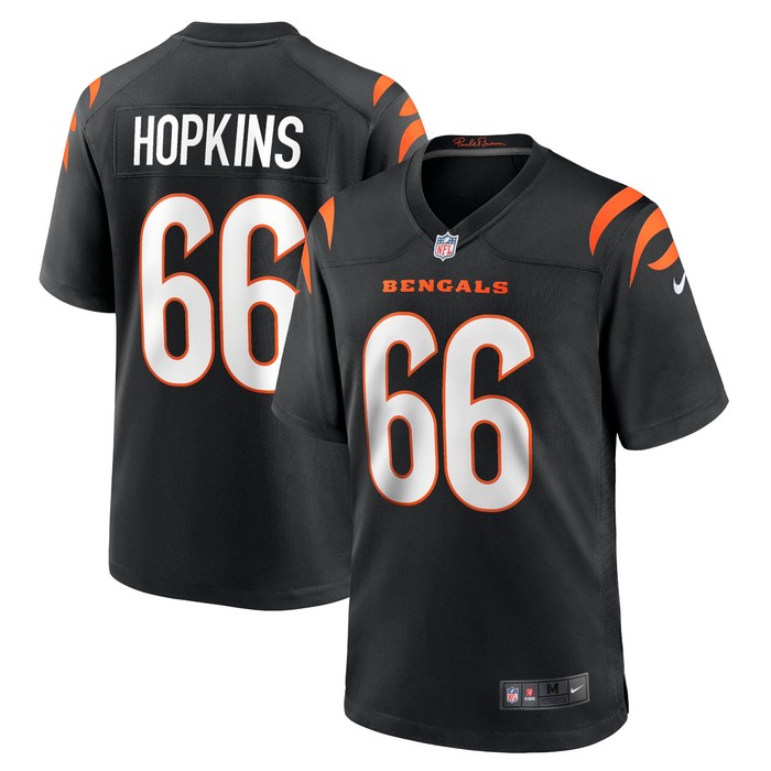 Trey Hopkins Cincinnati Bengals Game Jersey - Black Nfl