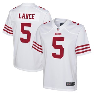 Trey Lance San Francisco 49ers Game Jersey - White Nfl