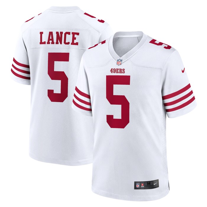 Trey Lance San Francisco 49ers Player Game Jersey - White Nfl