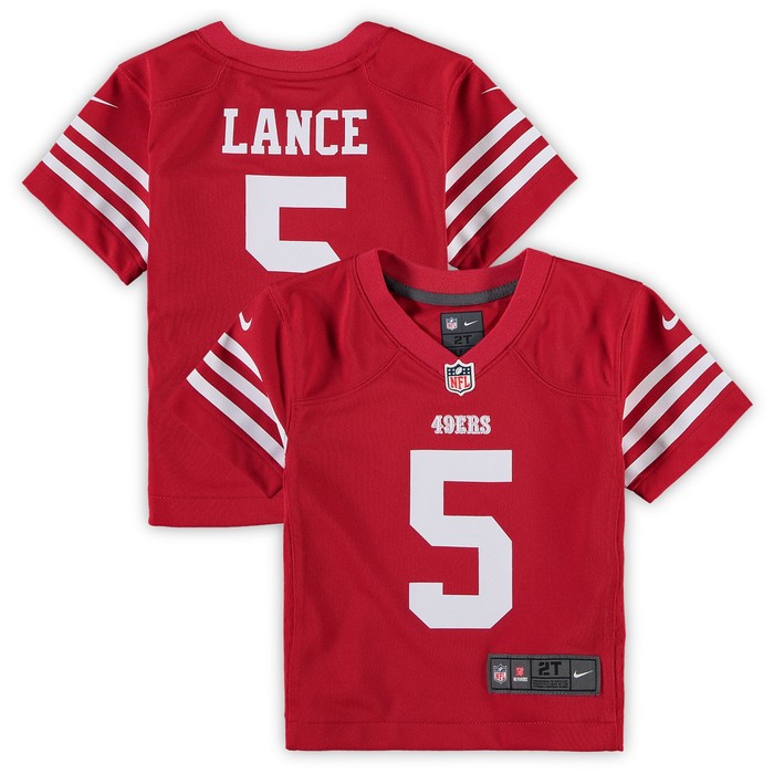 Trey Lance San Francisco 49ers Toddler Game Jersey - Scarlet Nfl