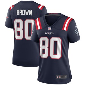 Troy Brown New England Patriots Womens Game Retired Player Jersey - Navy Nfl