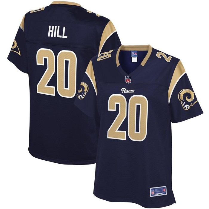 Troy Hill Los Angeles Rams Nfl Pro Line Womens Team Player Jersey - Navy