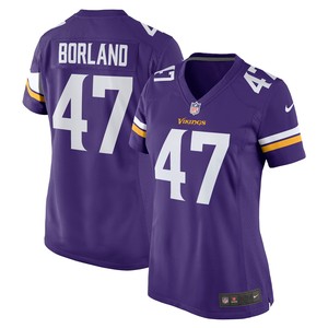 Tuf Borland Minnesota Vikings Womens Game Jersey - Purple Nfl