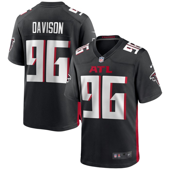 Tyeler Davison Atlanta Falcons Game Jersey - Black Nfl