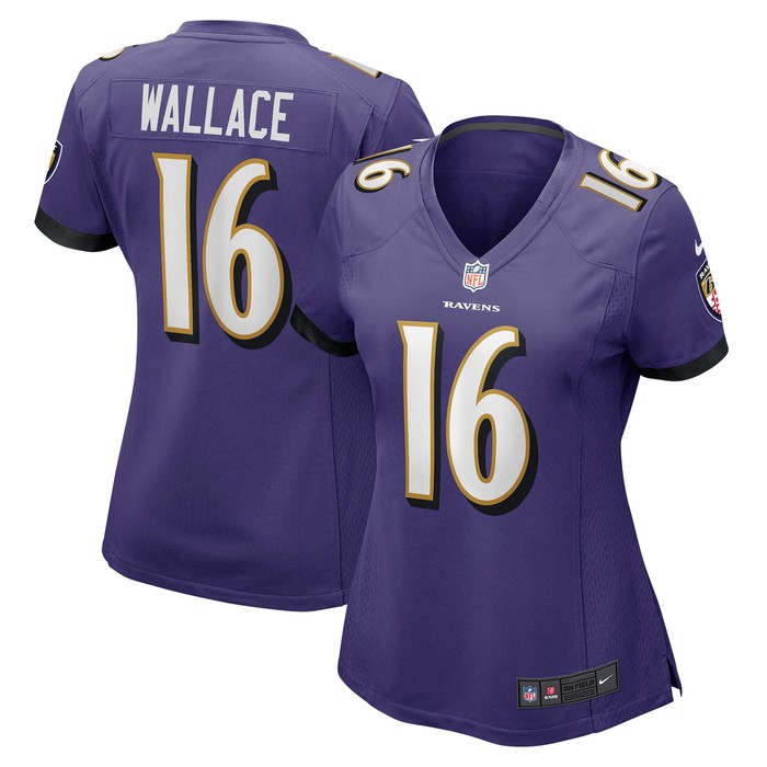 Tylan Wallace Baltimore Ravens Womens Game Jersey - Purple Nfl