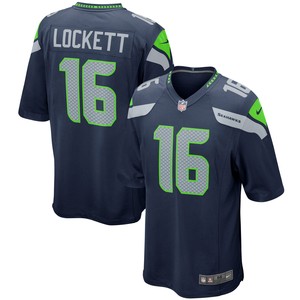 Tyler Lockett Seattle Seahawks Game Player Jersey - Navy Nfl