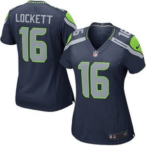 Tyler Lockett Seattle Seahawks Nike Womens Game Jersey - College Navy