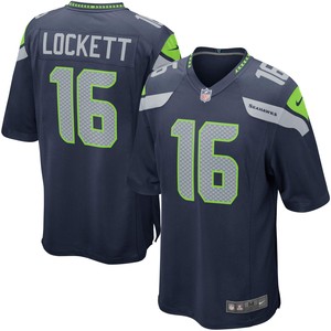 Tyler Lockett Seattle Seahawks Team Color Game Jersey College Navy Nfl