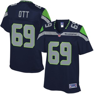 Tyler Ott Seattle Seahawks Nfl Pro Line Womens Player Jersey - College Navy