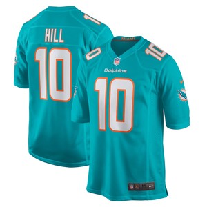 Tyreek Hill Miami Dolphins Game Jersey Aqua Nfl