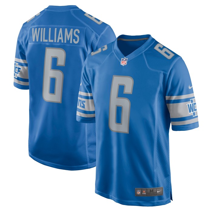 Tyrell Williams Detroit Lions Game Jersey - Blue Nfl