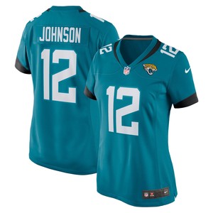 Tyron Johnson Jacksonville Jaguars Womens Game Player Jersey - Teal Nfl