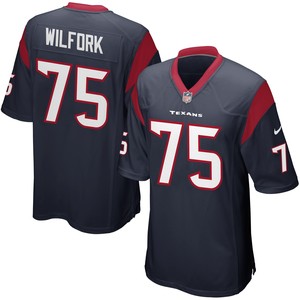 Vince Wilfork Houston Texans Game Jersey - Navy Blue Nfl
