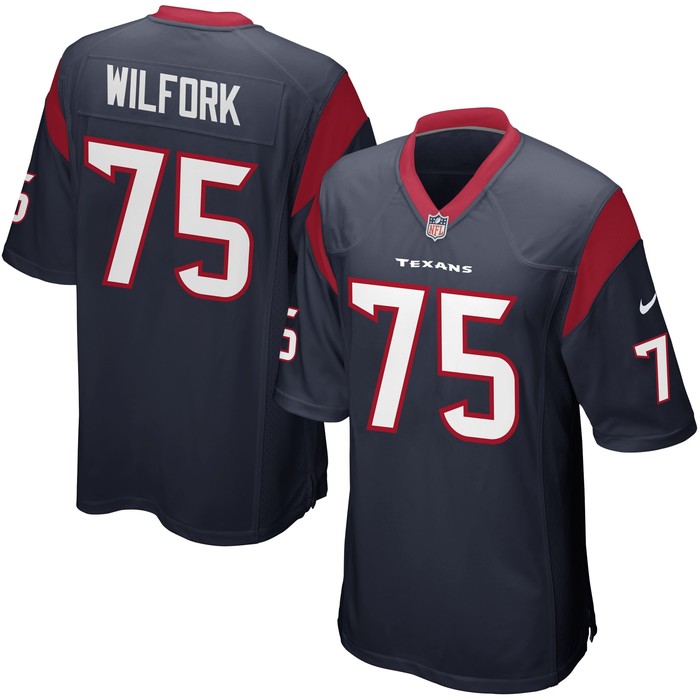 Vince Wilfork Houston Texans Game Jersey - Navy Blue Nfl