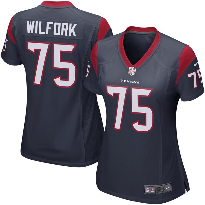 Vince Wilfork Houston Texans Nike Womens Game Jersey - Navy Blue