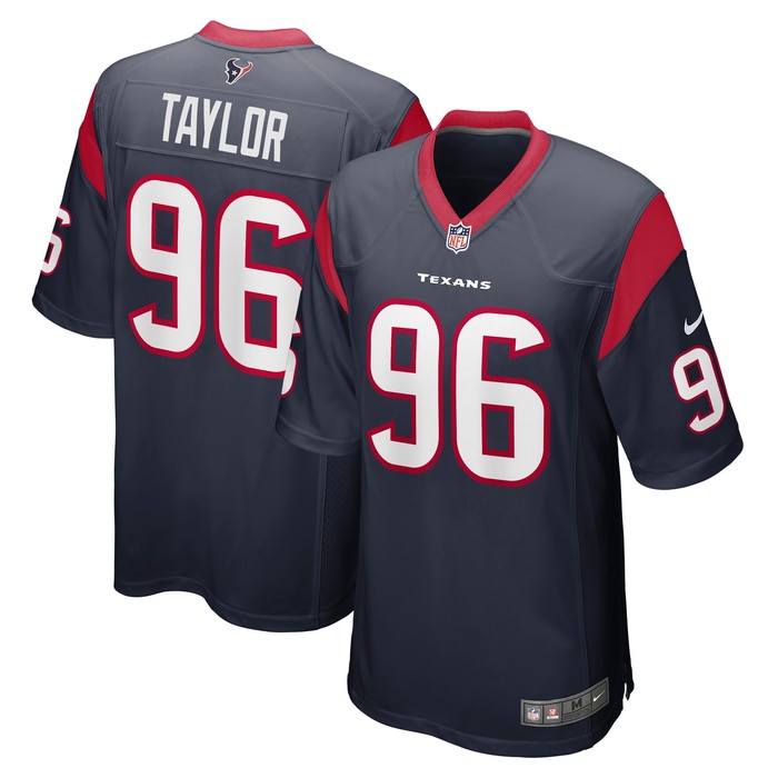 Vincent Taylor Houston Texans Game Jersey - Navy Nfl