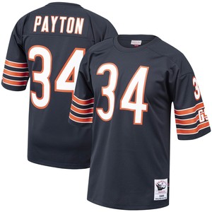 Walter Payton Chicago Bears Mitchell And Ness 1985 Authentic Throwback Retired Player Jersey Navy Nfl