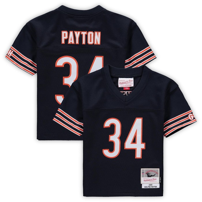 Walter Payton Chicago Bears Mitchell & Ness Toddler 1985 Retired Legacy Jersey - Navy Nfl