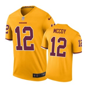 Washington Redskins #12 Colt Mccoy Nike Color Rush Gold Jersey