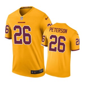 Washington Redskins #26 Adrian Peterson Nike Color Rush Gold Jersey - Cocomos