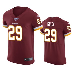 Washington Redskins Derrius Guice Burgundy 100th Season Vapor Elite Jersey