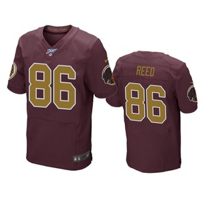 Washington Redskins Jordan Reed Burgundy 100th Season Throwback Jersey