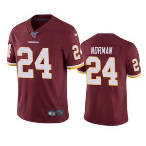 Washington Redskins Josh Norman Burgundy 100th Season Vapor Limited Jersey