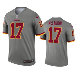 Washington Redskins Terry Mclaurin Gray Inverted Legend Jersey