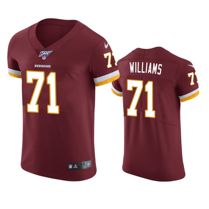 Washington Redskins Trent Williams Burgundy 100th Season Vapor Elite Jersey