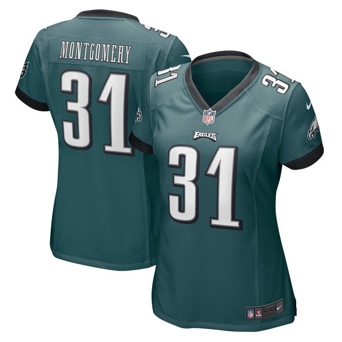 Wilbert Montgomery Philadelphia Eagles Womens Retired Player Jersey - Midnight Green Nfl