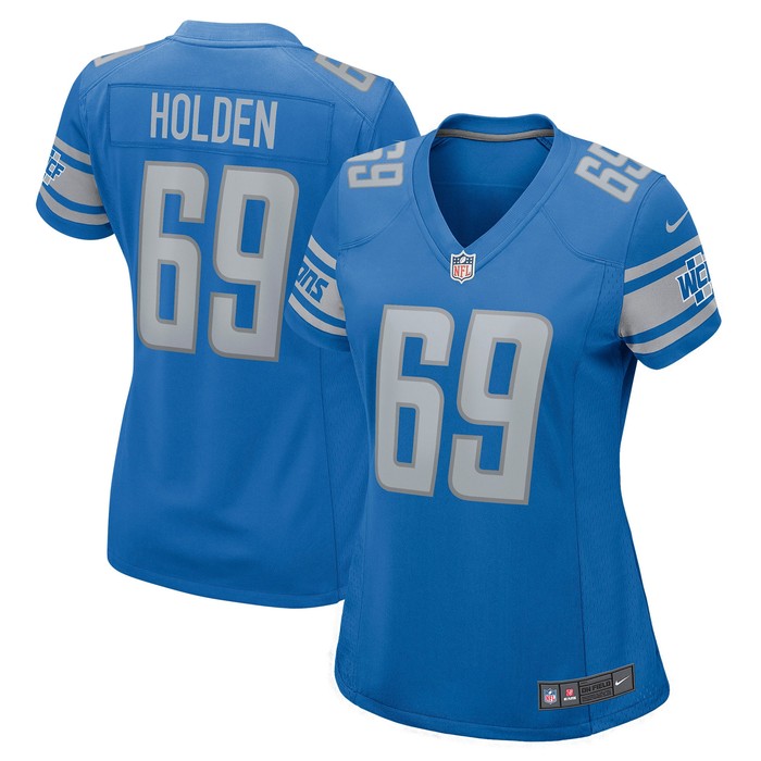 Will Holden Detroit Lions Womens Game Jersey - Blue Nfl