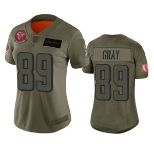 Womens Atlanta Falcons Alex Gray Camo 2019 Salute To Service Limited Jersey