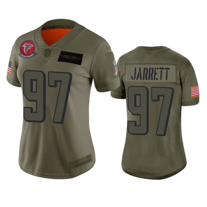 Womens Atlanta Falcons Grady Jarrett Camo 2019 Salute To Service Limited Jersey