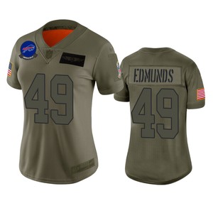 Womens Buffalo Bills Tremaine Edmunds Camo 2019 Salute To Service Limited Jersey