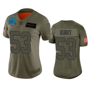 Womens Carolina Panthers Brian Burns Camo 2019 Salute To Service Limited Jersey