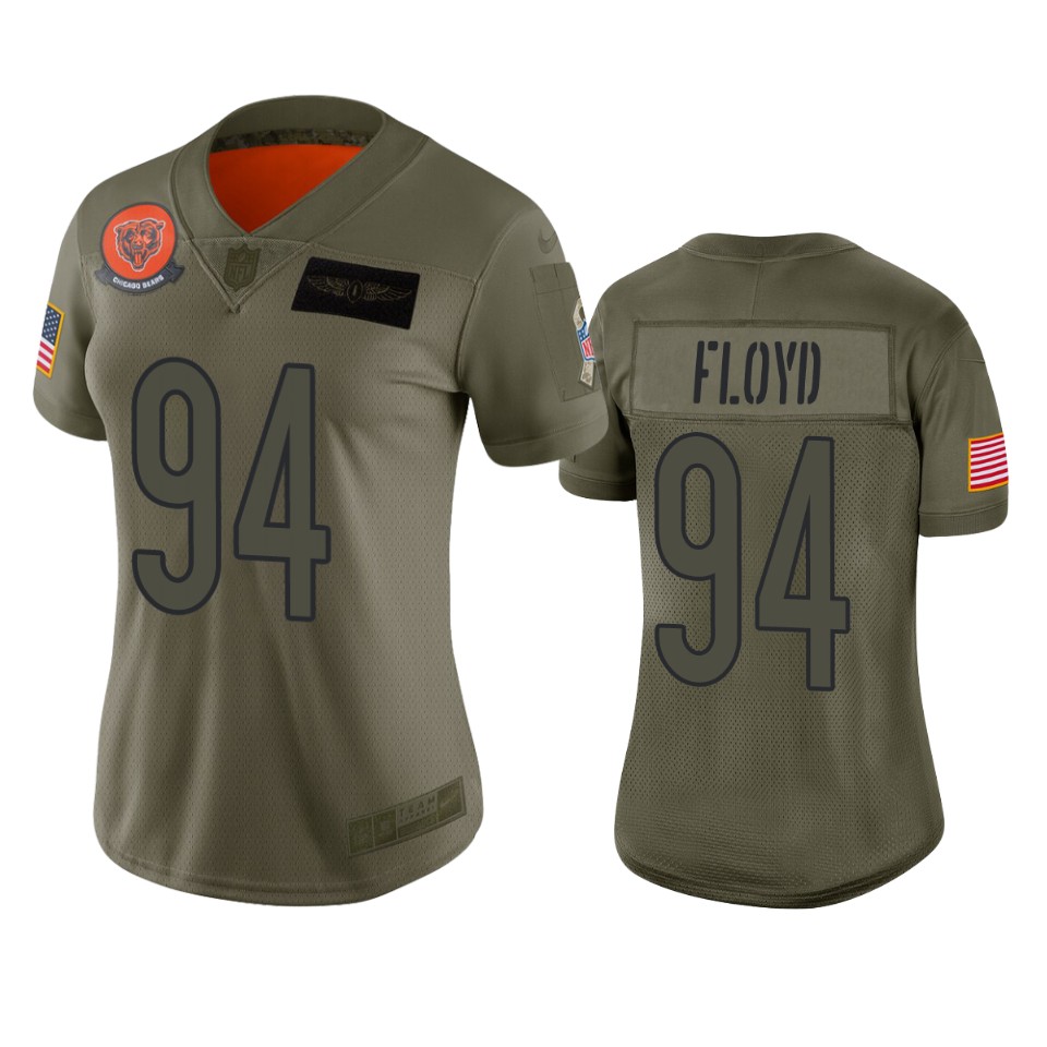 Womens Chicago Bears Leonard Floyd Camo 2019 Salute To Service Limited Jersey - Cocomos