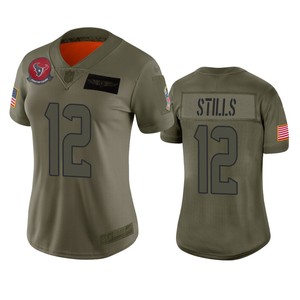 Womens Houston Texans Kenny Stills Camo 2019 Salute To Service Limited Jersey