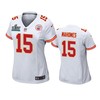 Womens Kansas City Chiefs Patrick Mahomes White Super Bowl Liv Game Jersey