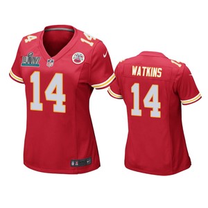 Womens Kansas City Chiefs Sammy Watkins Red Super Bowl Liv Game Jersey