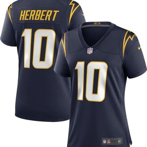 Womens Los Angeles Chargers #10 Justin Herbert Navy 2020 Stitched Jersey - Cocomos