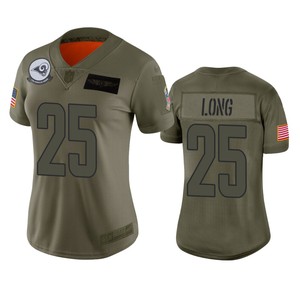 Womens Los Angeles Rams David Long Camo 2019 Salute To Service Limited Jersey