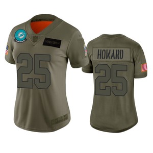 Womens Miami Dolphins Xavien Howard Camo 2019 Salute To Service Limited Jersey