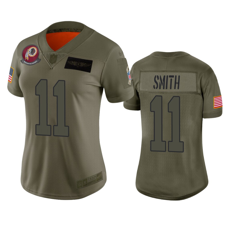 Womens Washington Redskins Alex Smith Camo 2019 Salute To Service Limited Jersey - Cocomos