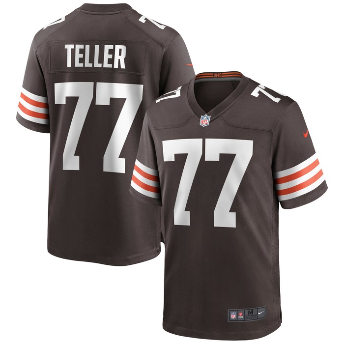 Wyatt Teller Cleveland Browns Game Jersey - Brown Nfl